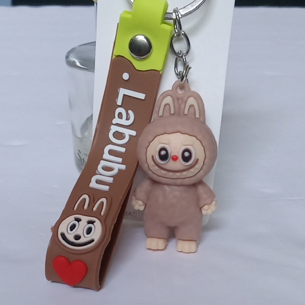 Keychain Brown & Silver Wrislet Monsters Character